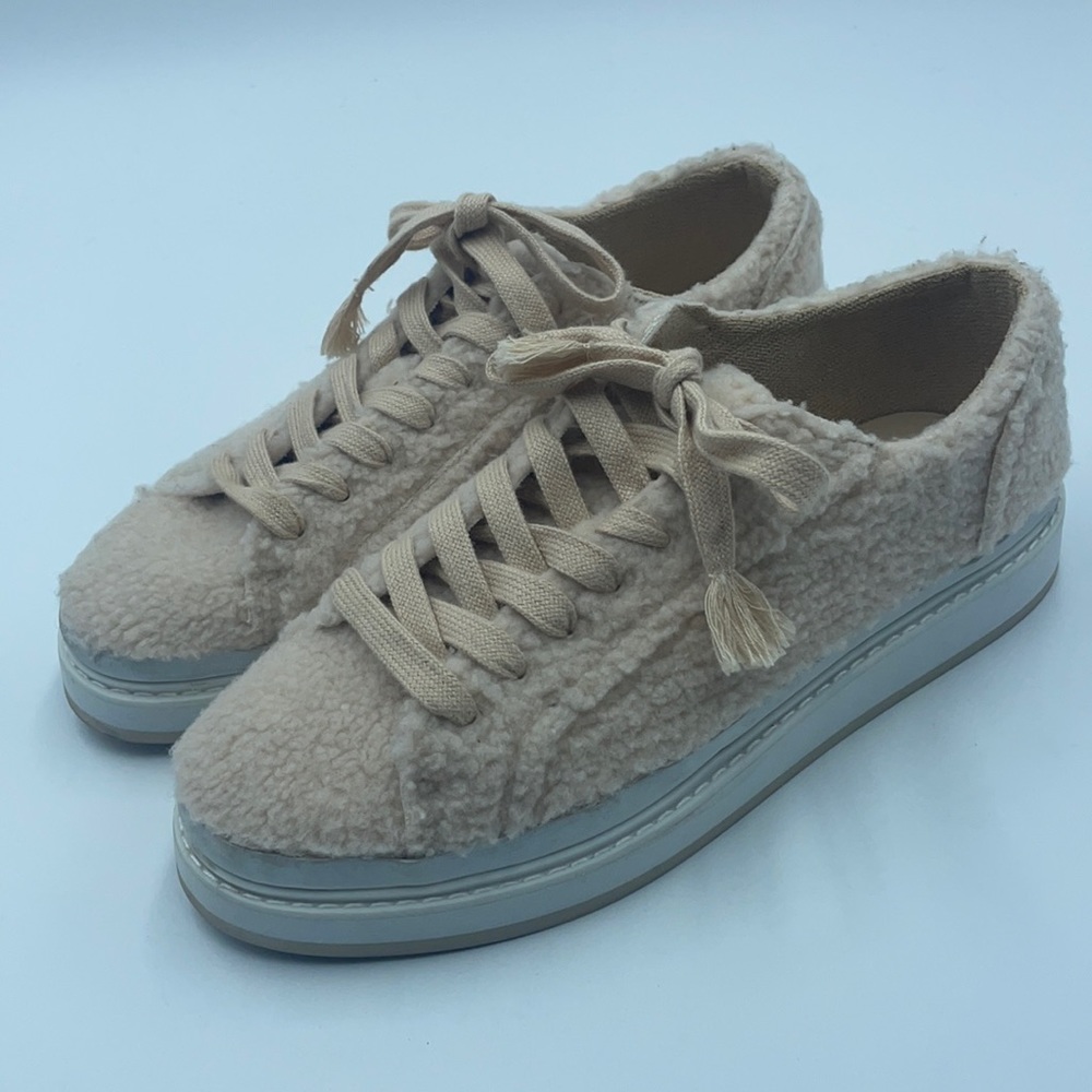 Zara shearling sneakers